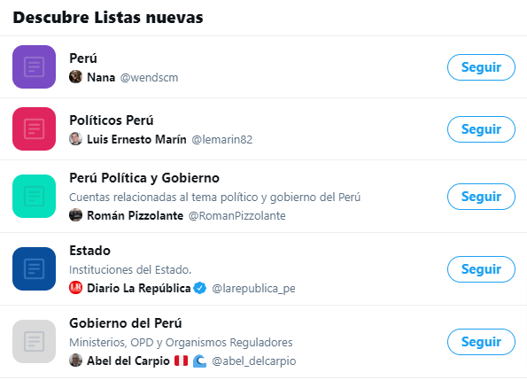 listas recomendadas