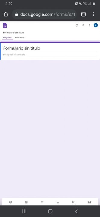 Google Forms desde el celular