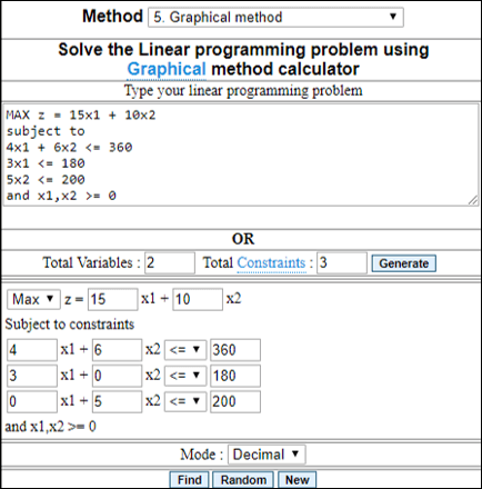 Herramintas online de programación lineal