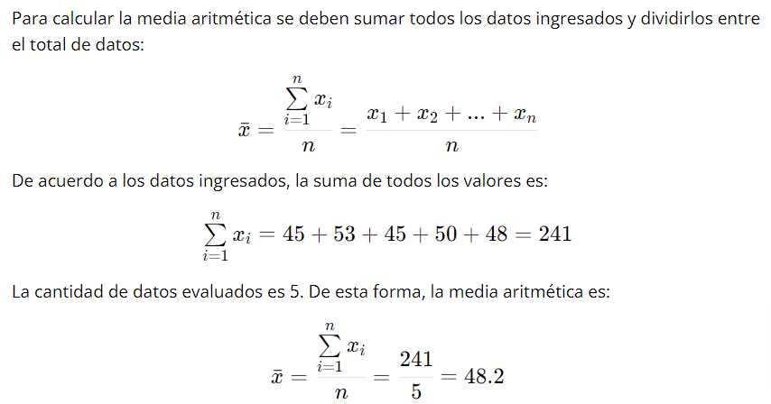 inicial recursos humanos almacenamiento Ejemplos de la Media Aritmética - Ejercicios Resueltos paso a paso inicial recursos humanos almacenamiento Ejemplos de la Media Aritmética - Ejercicios Resueltos paso a paso