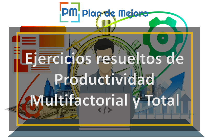 Ejercicios resueltos de Productividad Multifactorial y Total