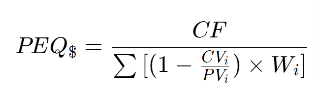 formula multiproducto